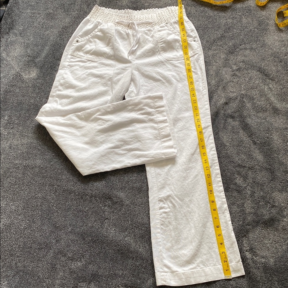 C Sono White Textured pants - Picture 3 of 10